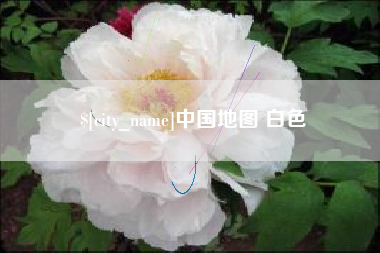东营中国地图 白色