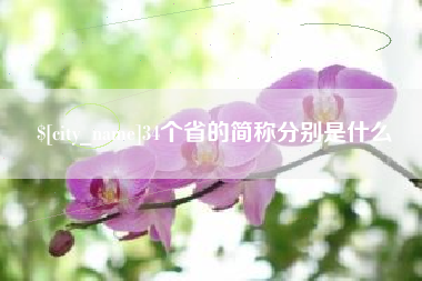 东营34个省的简称分别是什么