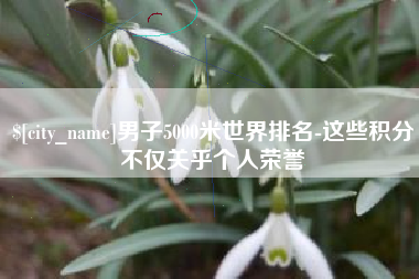 东营男子5000米世界排名-这些积分不仅关乎个人荣誉
