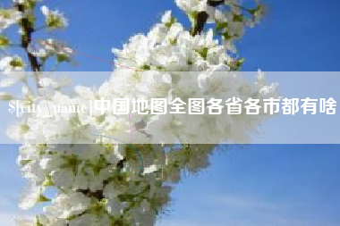 东营中国地图全图各省各市都有啥