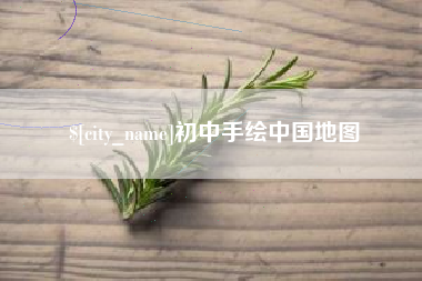 东营初中手绘中国地图