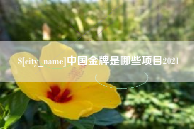 东营中国金牌是哪些项目2021