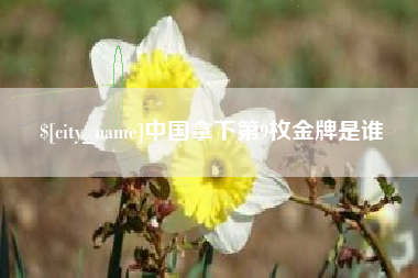东营中国拿下第9枚金牌是谁