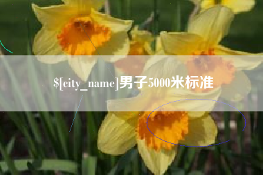 东营男子5000米标准