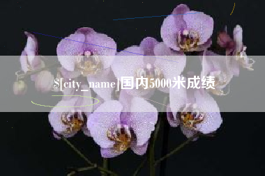 东营国内5000米成绩