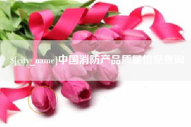 东营中国消防产品质量信息查询