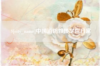 东营中国消防救援学院日常