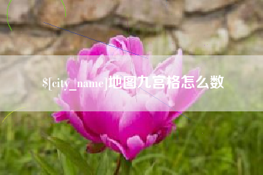 东营地图九宫格怎么数