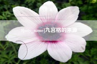 东营九宫格的来源