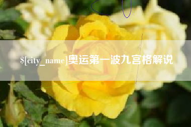 东营奥运第一波九宫格解说