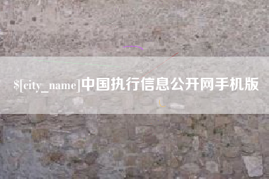 东营中国执行信息公开网手机版