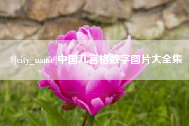 东营中国九宫格数字图片大全集