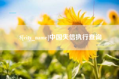 东营中国失信执行查询