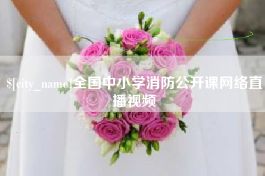 东营全国中小学消防公开课网络直播视频