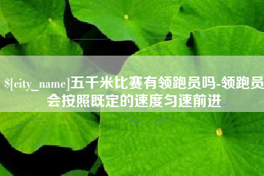 东营五千米比赛有领跑员吗-领跑员会按照既定的速度匀速前进