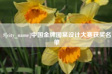 东营中国金牌图案设计大赛获奖名单