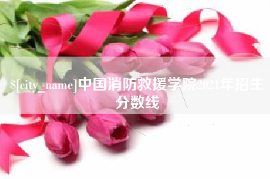 东营中国消防救援学院2021年招生分数线