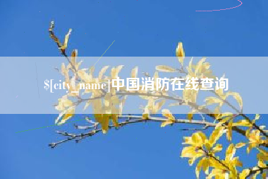 东营中国消防在线查询