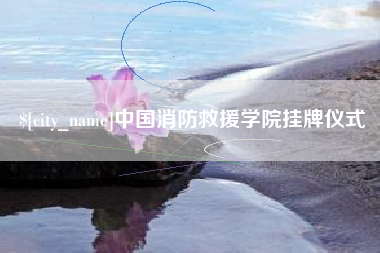 东营中国消防救援学院挂牌仪式