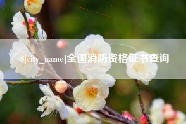 东营全国消防资格证书查询