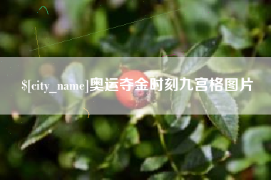 东营奥运夺金时刻九宫格图片