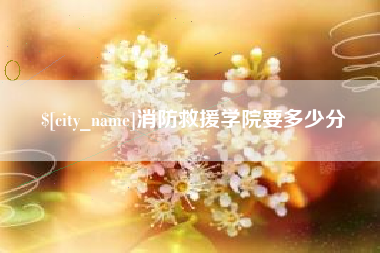 东营消防救援学院要多少分